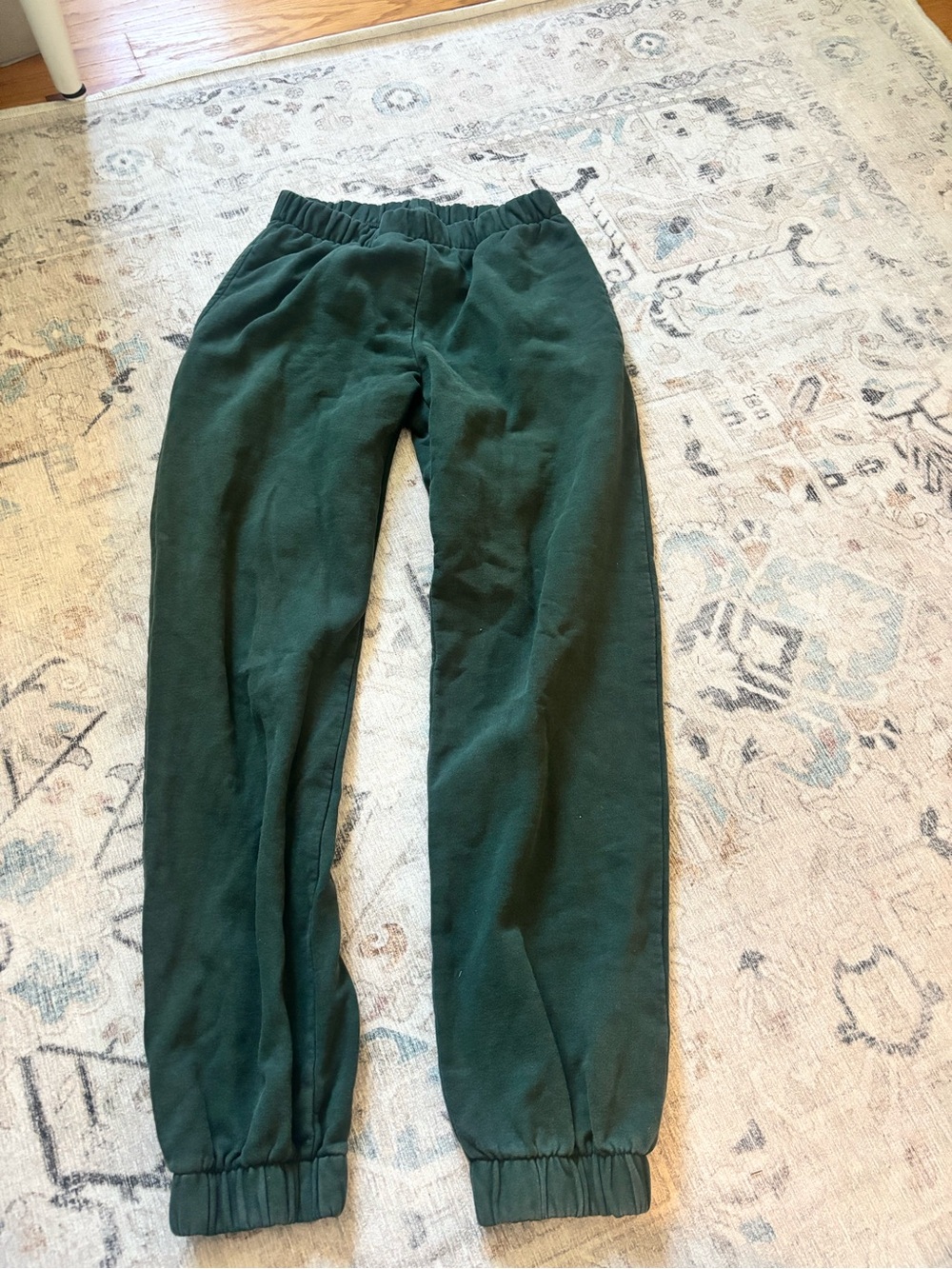 Brandy Melville Olive Green Elastic Waist Sweatpants